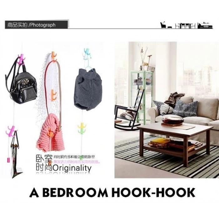 Timion Dolap İçi Düzenleyici Askı Elbise Giysi Organizer Sihirli Askılık (5148)