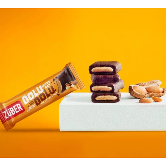 Timion Dolu Dolu Fıstık Ezme Meyve Bar 30 Gr