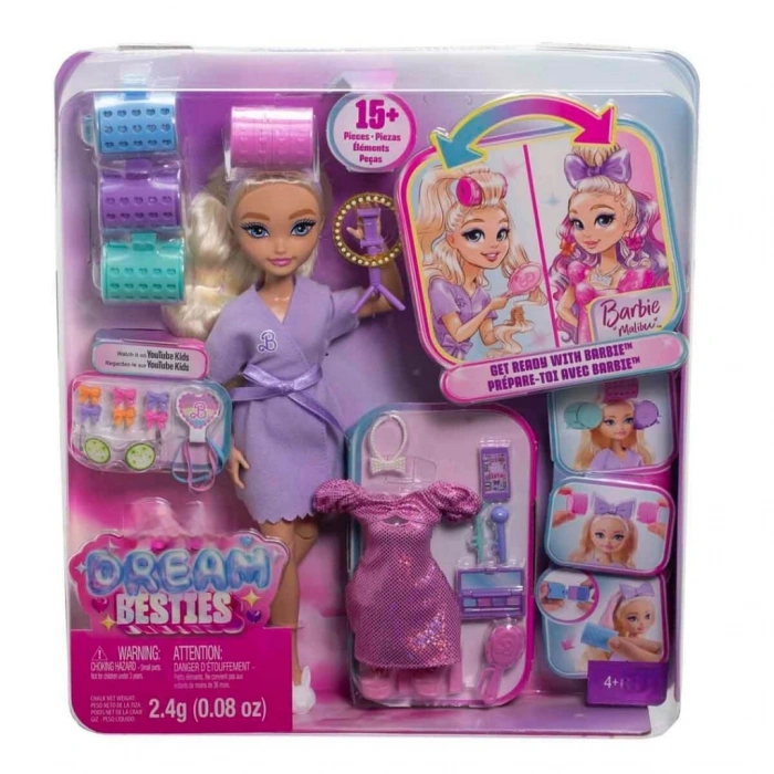 Dream Besties Barbie ile Hazırlan Malibu Bebek ve Aksesuarları