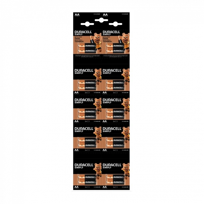 DURACELL KALEM PİL ALKALİN 20 PARÇA (5148)