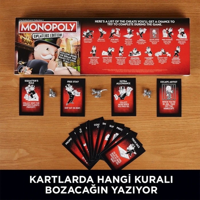 E1871 Monopoly Cheaters Edition +8 yaş