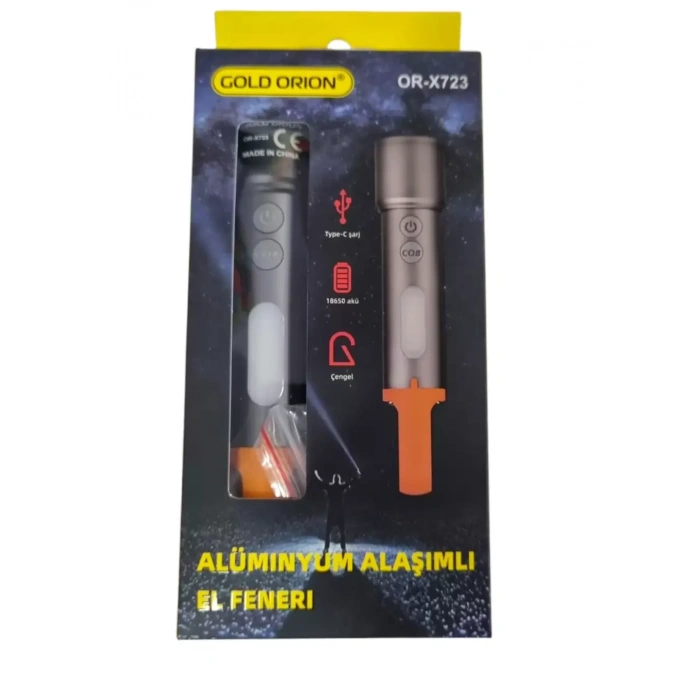 El Feneri X723 Cb-x723 Taktik Feneri Askeri Meşale (5148)