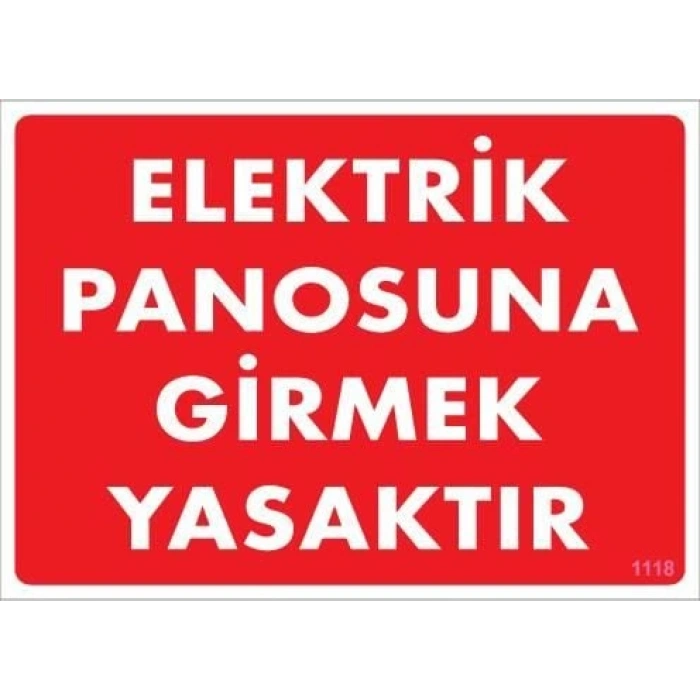 Timion Elektrik Panosu Levhası 25X35 Kod:1118
