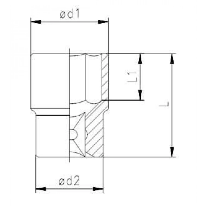 Timion Elta 1115 1/2' Lokma Anahtar 18 Mm