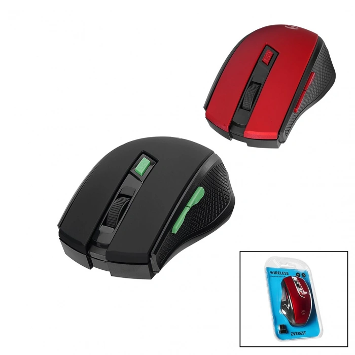 Everest Smw-777  Wireless - Kablosuz  1600dpı Usb Optical Mouse  Vakum Ambalaj (5148)