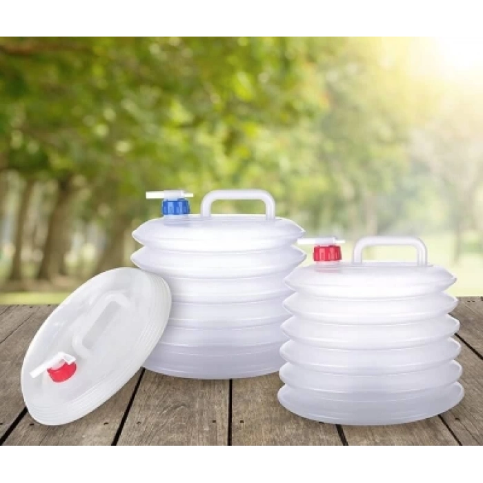 Fda Akordiyon Musluklu Katlanır Su Bidonu 10 Lt (5148)