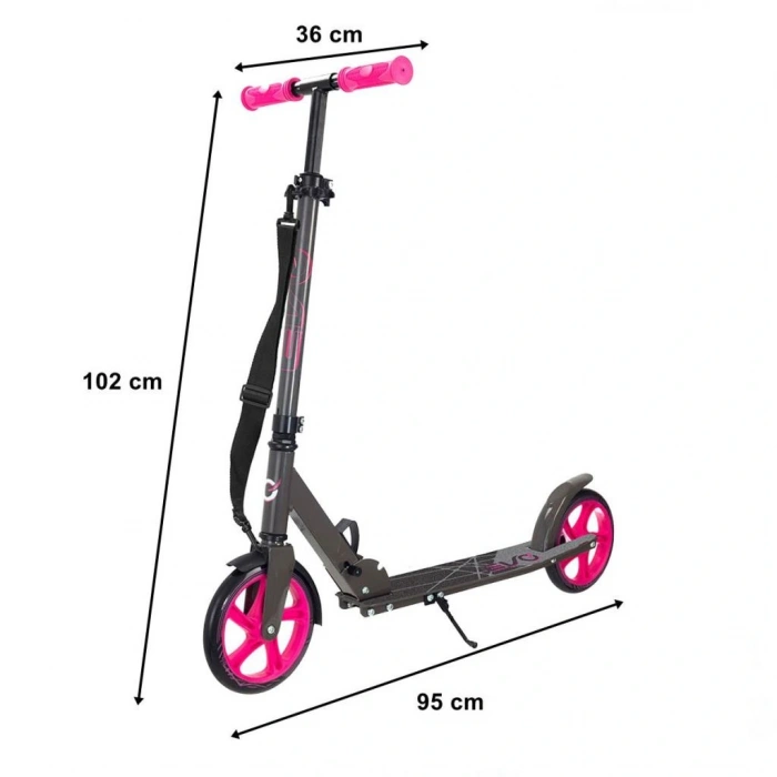 Flexi Max 2 Tekerlekli Scooter Pembe