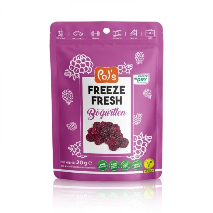 Freeze Fresh Dondurularak Kurutulmuş Böğürtlen 20 g