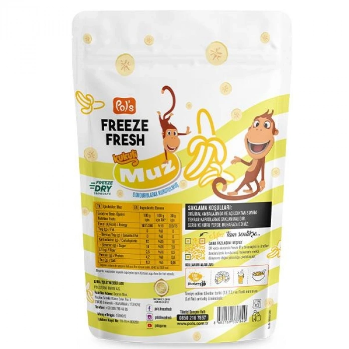 Freeze Fresh Kukuli Muz 20 Gr