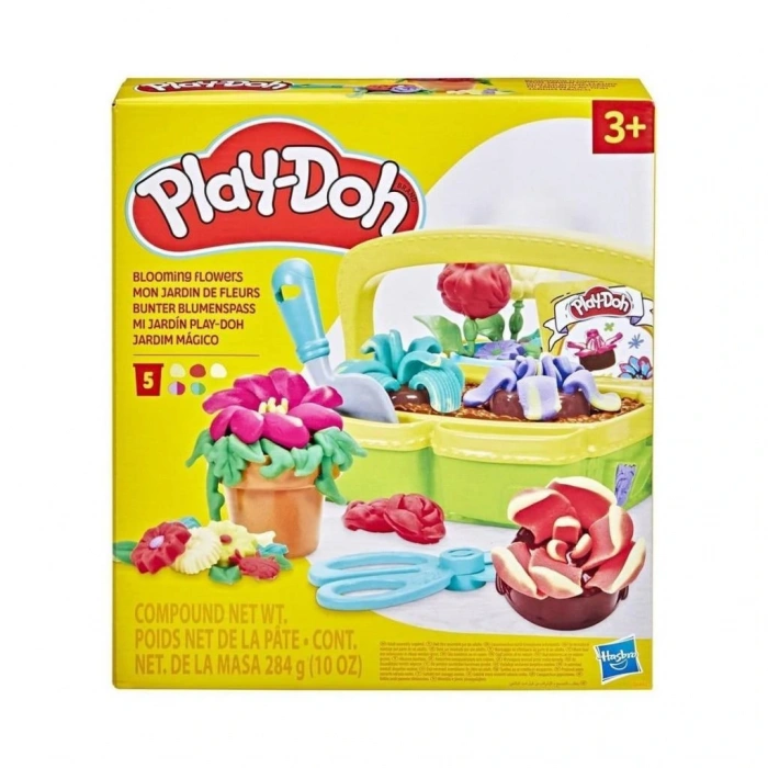 Timion G0492 Play-Doh Renkli Çiçekler Botanik Oyun Seti +3 yaş