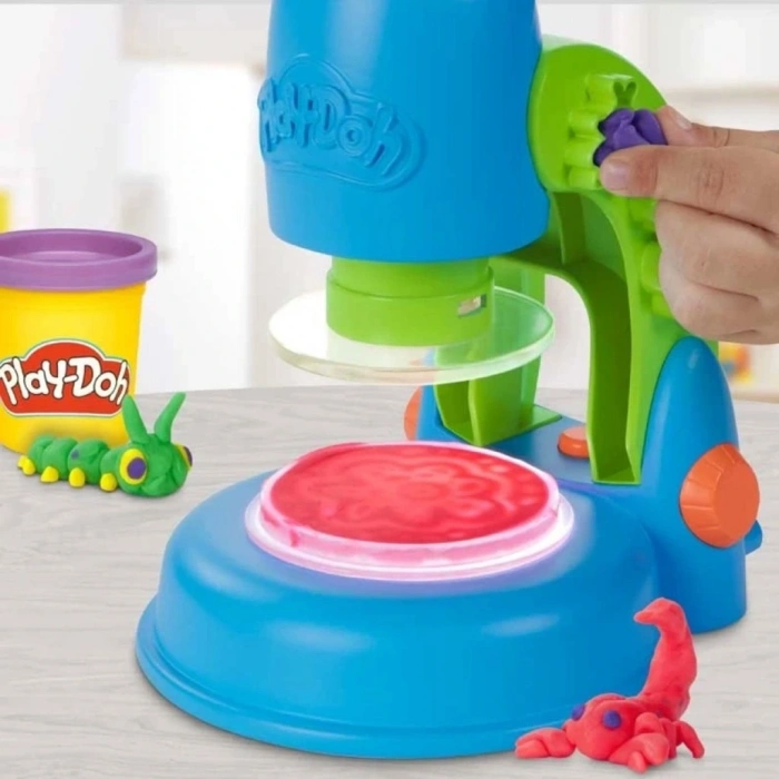 Timion G0494 Play-Doh Işıklı Mikroskop Oyun Seti +3 yaş