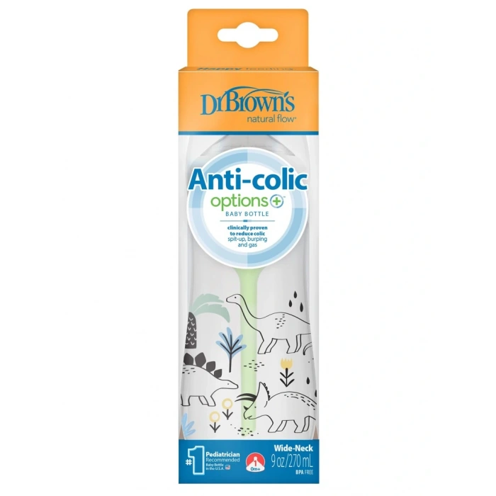 Geniş Ağız PP Antikolik Options Biberon  270ml Erkek