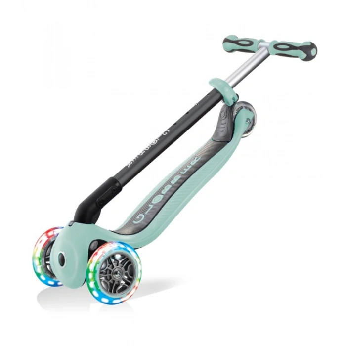 Timion Globber Go Up Deluxe Scooter (Işıklı) Mint Yeşili
