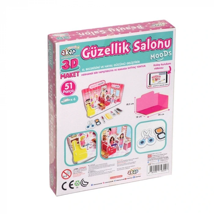 Timion Güzellik Salonu Maket 3 Boyutlu Puzzle