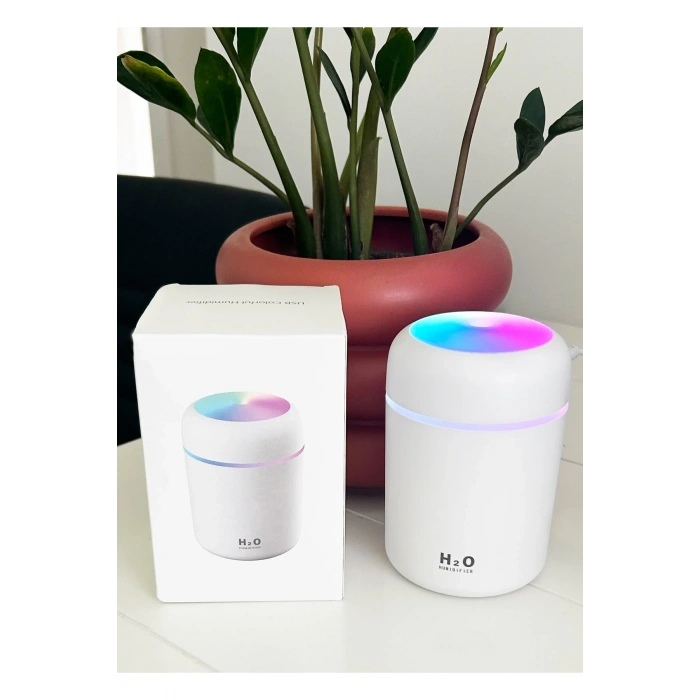 H2o Led Işıklı Mini Oda Hava Nemlendirici (5148)