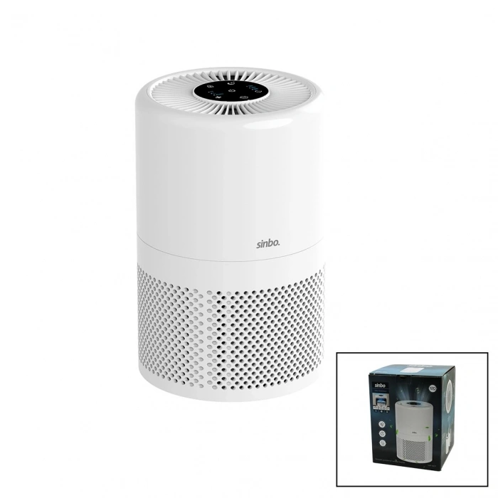 Hava Temizleme Cihazı Otomatik Fan 3 Kademe Filtreleme Led Aydınlatma Sessiz Uyku Mod Sap-5507 (5148)