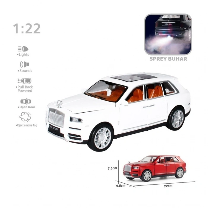 HCL-506 KUT CB 1 22 SESLİ VE IŞIKLI BUHARLI RR LUX JEEP adet fiyatıdır