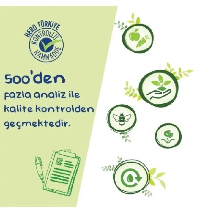 Hero Baby Organik Erik Püresi Kavanoz Mama 120 Gr