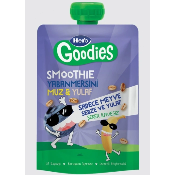 Goodies Yabanmersini Muz Yulaf Havuç 100 Gr