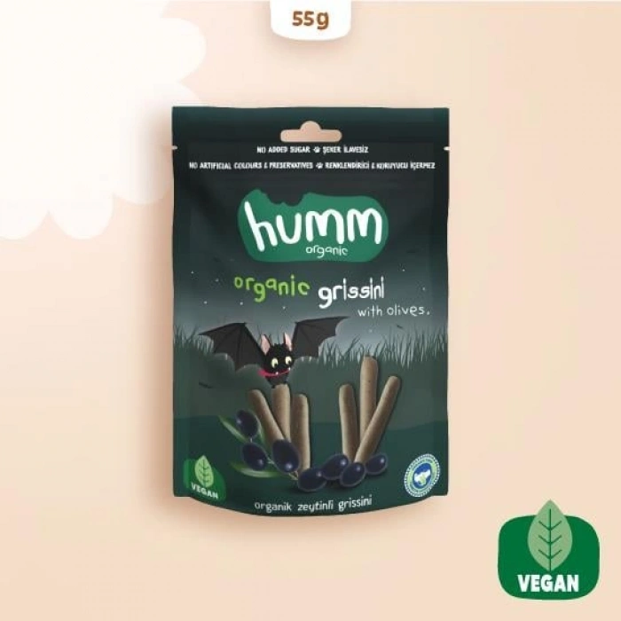 Timion Humm Organik Vegan Zeytinli Grissini 55 Gr