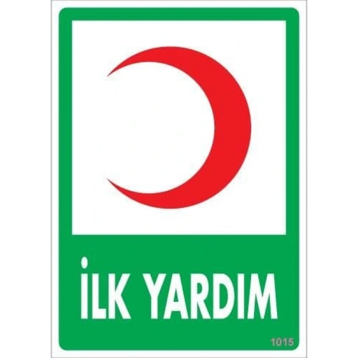 Timion İlk Yardım Dolabı Levhası 25X35 Kod:1015