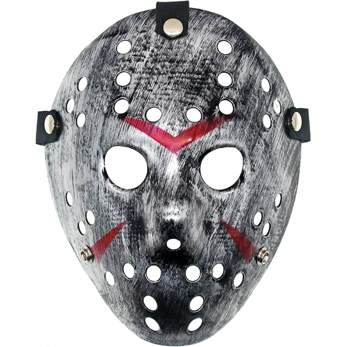 Jason Maskesi Hannibal Maskesi Metal Gümüş Renk 20x25 cm (5148)