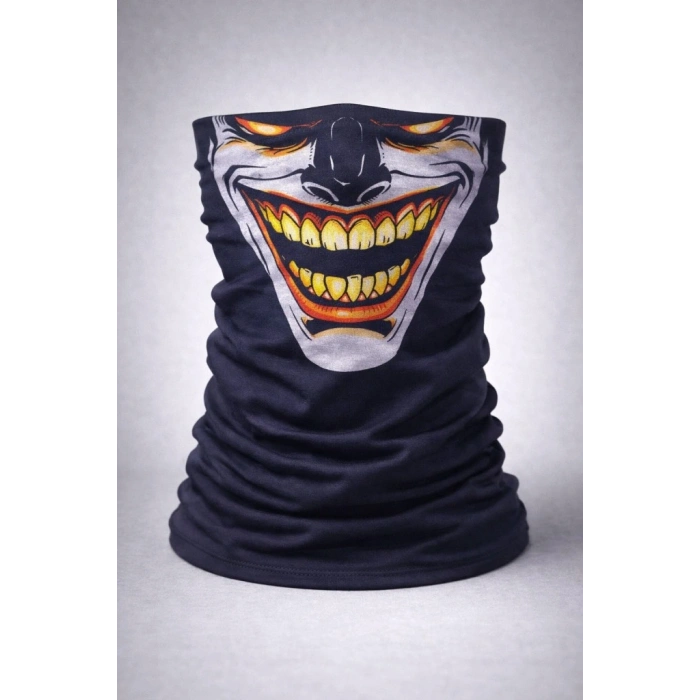Joker Gülüşlü Maske – Çok Amaçlı Boyunluk Bandana 3 No