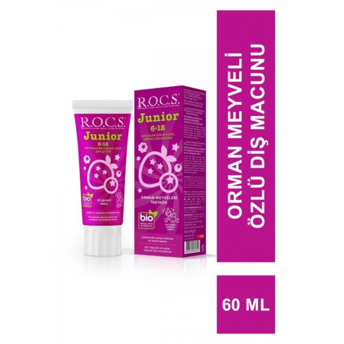 Junior Diş Macunu 6-12 Yaş 60 ml Orman Meyveleri