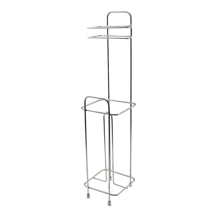 Kare Metal - Krom Yedekli Wc Kağıtlık (5148)