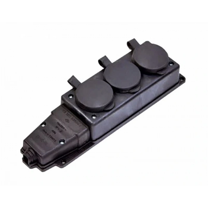 Timion Kauçuk 220V Uzatma 3'lü Priz