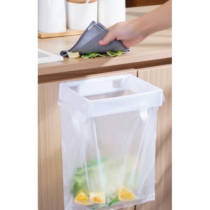 Kendinden Yapışkanlı Katlanabilir Poşeti Tutucu Aparat