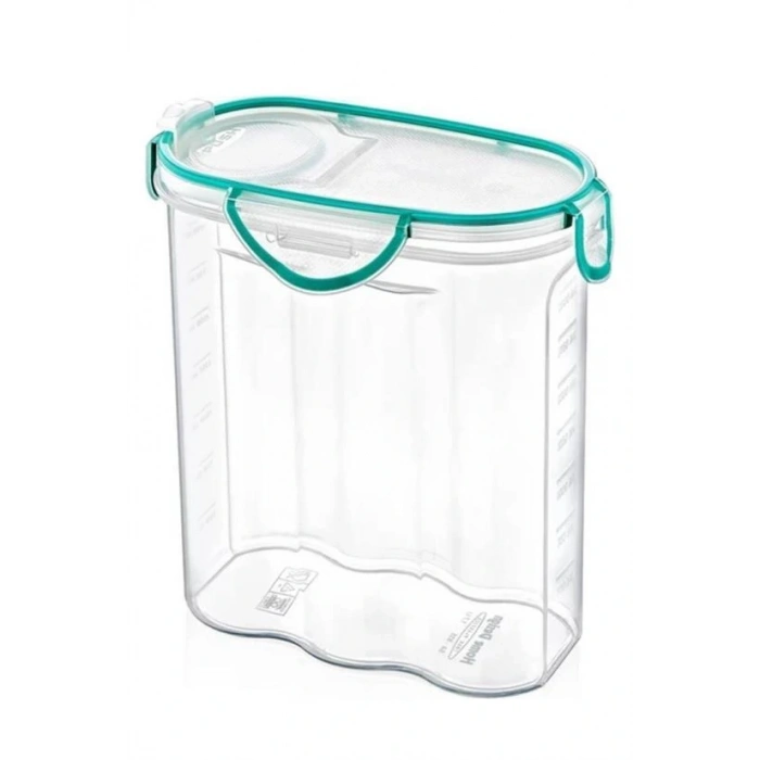 Timion Kilitli Kapaklı Contalı Hava,su Sıvı Geçirmez 2,4 Litre Erzak Saklama Kabı-sa590 (5148)