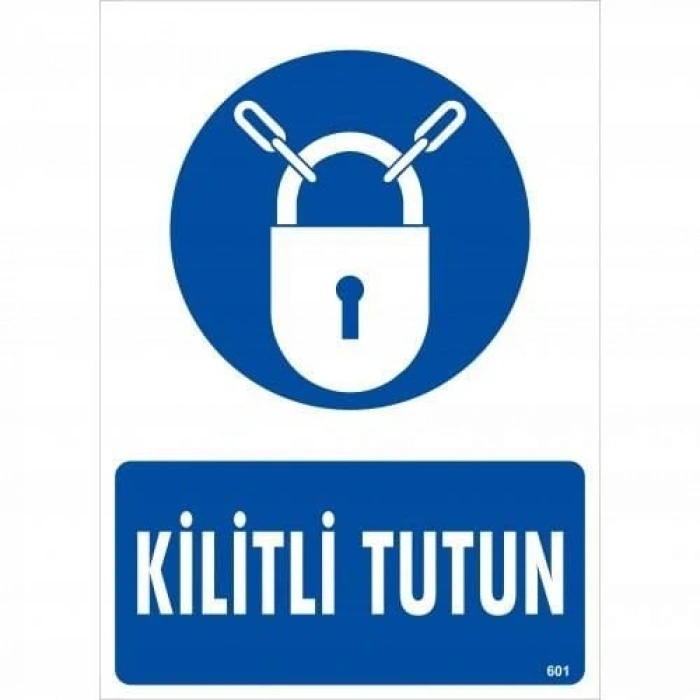 Timion Kilitli Tutun Uyarı Levhası 25X35 Kod:601