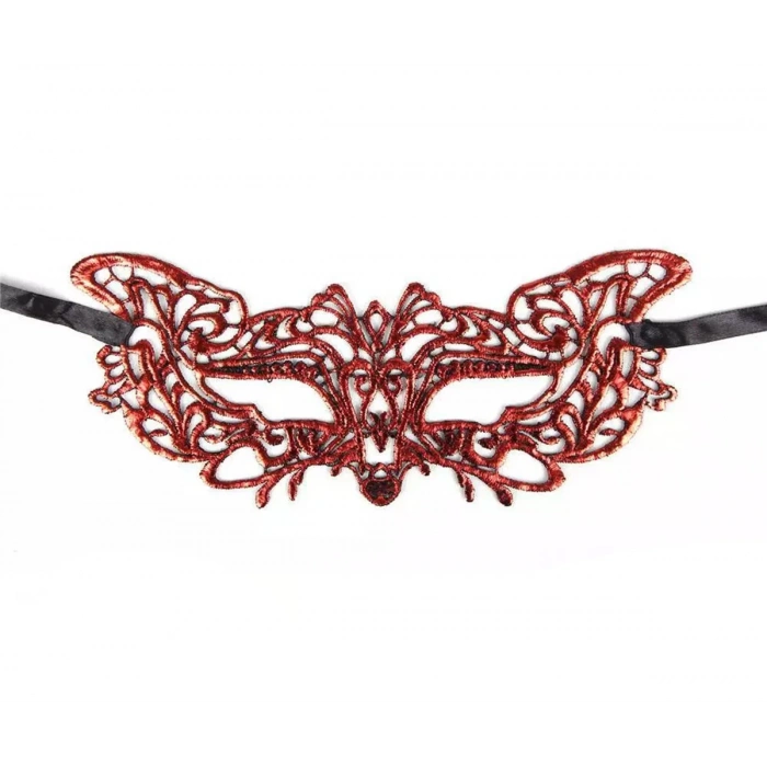 Kırmızı Dantel Masquerade Maskesi 9 No (5148)