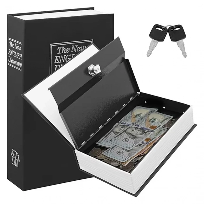 Kitap Görünümlü Metal Kasa Kumbara Tipi (5148)