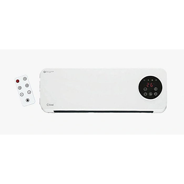 Kiwi Kht-8490 Klima Tipi Duvar Tipi Isıtıcı Fan Kumandalı - Dijital Dokunmatik Ekran 2 Kademe Isı Zaman Ayarlı 2000w (5148)