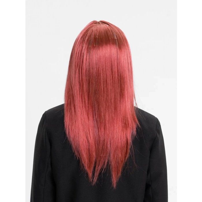 Kızıl Renk Düz Kesim Uzun Parti Peruğu Takma Saç (5148)