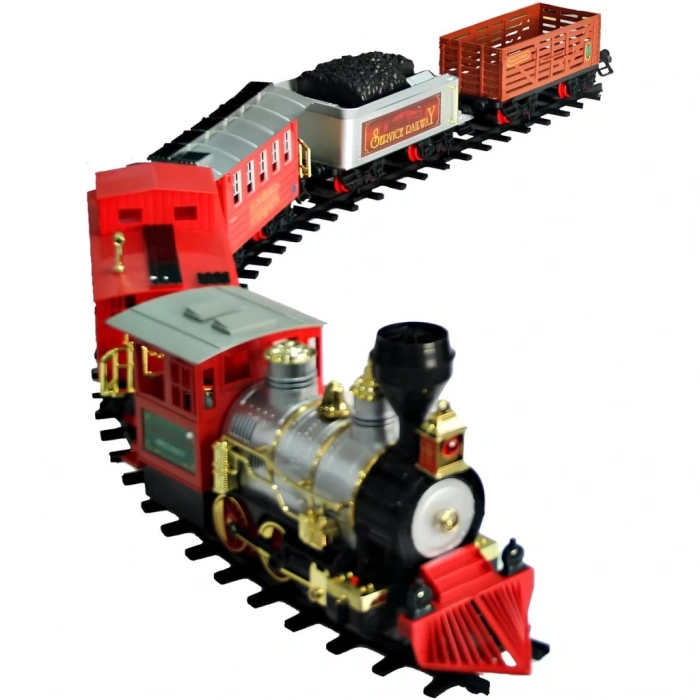 Klasik Tren Seti Sesli ve Işıklı 35 Parça