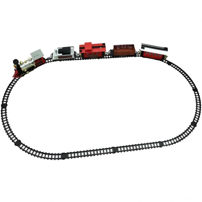 Klasik Tren Seti Sesli ve Işıklı 35 Parça