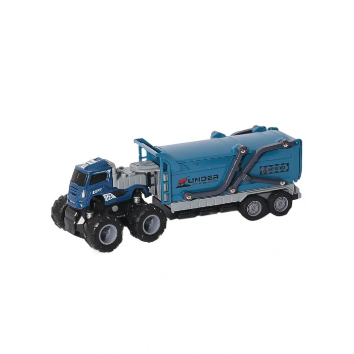Timion KLX600-377 Sürtmeli Die Cast 4x4 Kapalı Kasa İnşaat Tırı -Vardem