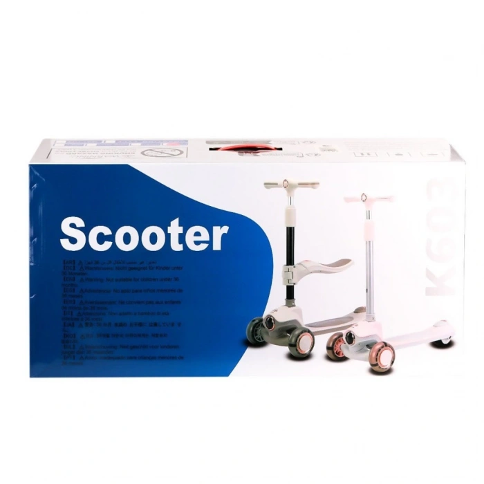 KM603 Sesli Scooter 3 Renk -Can Oyuncak