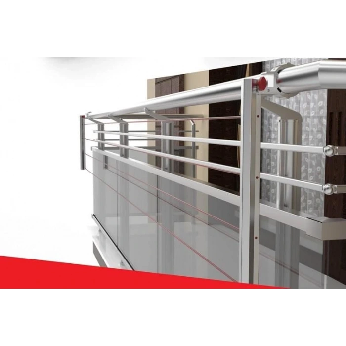 Timion Koral Katlanabilir Balkon Çamaşır Kurutma Askılığı