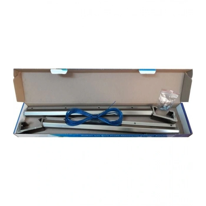 Timion Koral Profil Alüminyum Balkon Çamaşır Kurutmalığı 60X25