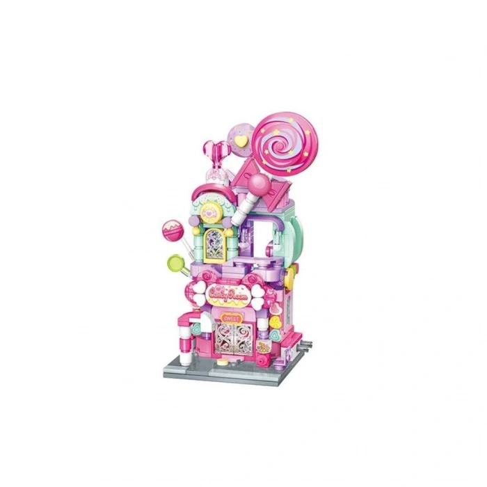 KP28012 Keeppley Candy Shop City Corner Blok Seti -Vagon life