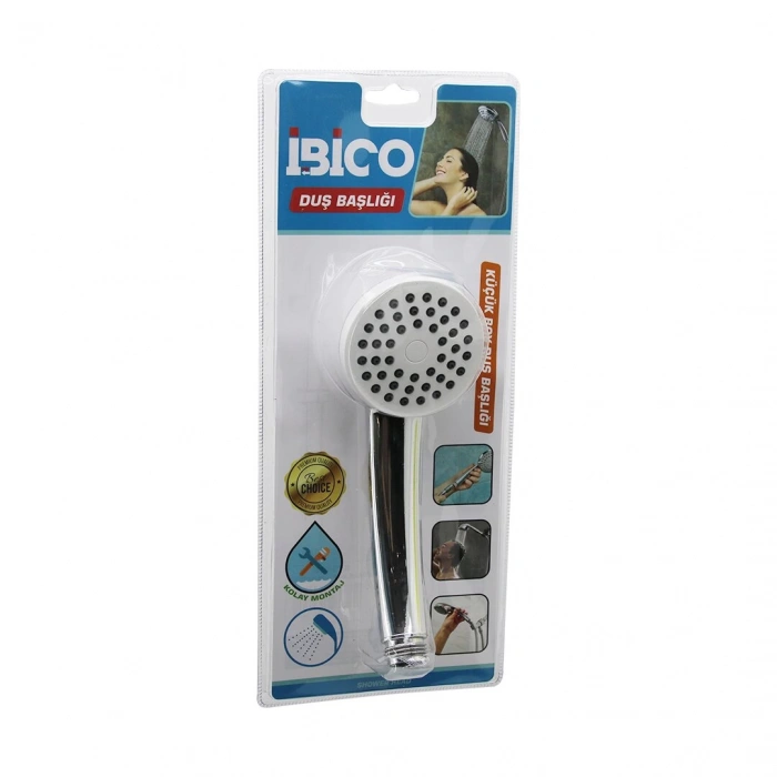 KÜÇÜK BOY YUVARLAK - BOMBELİ=6.7CM DUŞ BAŞLIK VAKUMLU KROM GÖVDE - BEYAZ ZEMİN - SİYAH İĞNE SAP:11.5CM (5148)