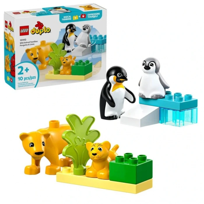 LED10442   Duplo Penguen ve Aslanlar