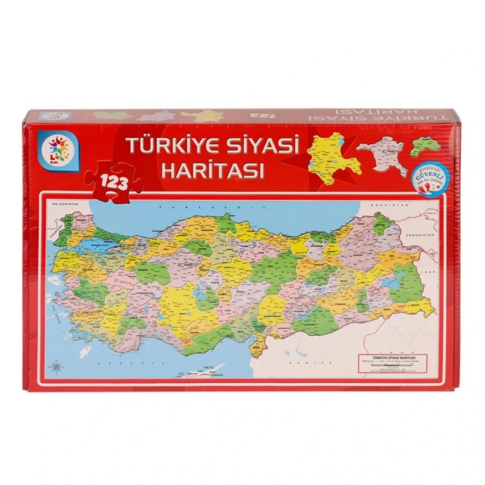LSH002 Siyasi Harita Puzzle