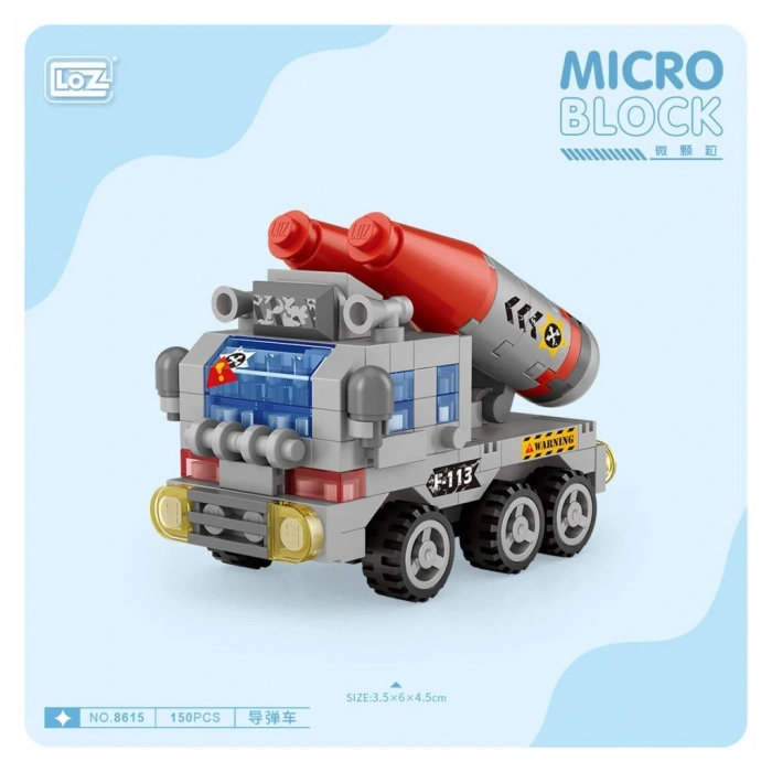 Timion LZ8615 Araba Blok Seti Mini Poşet 150 Parça -Vagon life