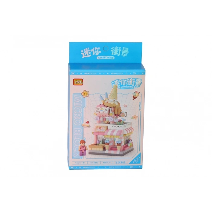 LZ8813 DONDURMA DÜKKANI BLOCK OYUNCAK 400 PARÇA