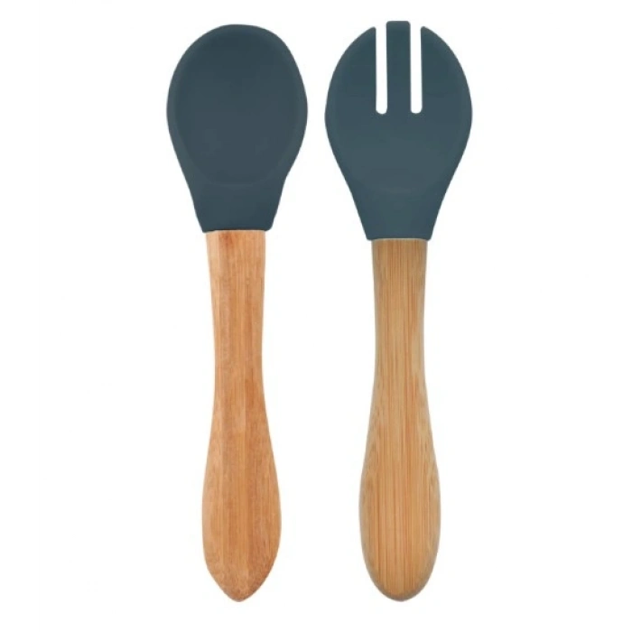 Mama Kaşığı ve Çatal Seti Deep Blue